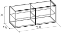 Кубиста 2 Шкаф с фасадом Стандарт