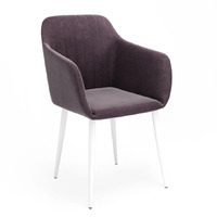 Стул ДИОР  ULTRA  PLUM каркас белый 